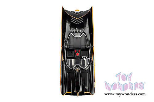 Jada Toys - Metals Die Cast | 1966 Classic TV Series Batmobile™ (1/24, diecast model car, Black) 98262