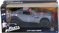 Jada Toys Fast & Furious - Letty's Rally Fighter Hard Top (1/24 scale diecast model car, Gray w/Red) 98297
