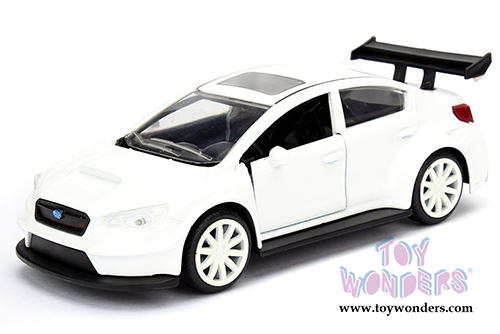 Jada Toys Fast & Furious - Mr. Little Nobody's Subaru WRX STI  F8 "The Fate of the Furious" Movie (1/32 scale diecast model car, White) 98305