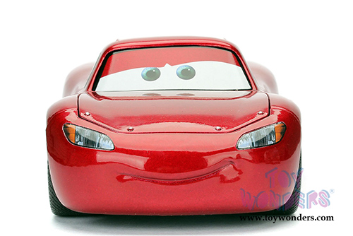 Jada Toys - Disney Pixar CARS | Cruising Lightning McQueen (1/24 diecast model toy, Red) 98354