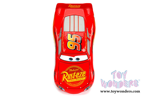 Jada Toys - Disney Pixar CARS 3 | Classic Lightning McQueen (1/24 diecast model toy,Glossy  Red) 98357