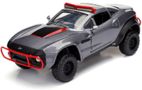 Jada Toys Fast & Furious - Letty's Rally Fighter Hard Top (1/24 scale diecast model car, Gray w/Red) 98433