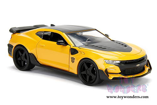 Jada Toys - Metals Die Cast | TRANSFORMERS 5 Chevy® Camaro® Bumblebee® (2016, 1/24, diecast model car, Yellow w/Black) 98505