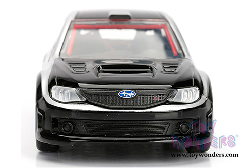 Jada Toys Fast & Furious - Brian's Subaru Impreza WRX STI F8 "The Fate of the Furious" Movie (1/32 scale diecast model car, Silver/Black) 98507