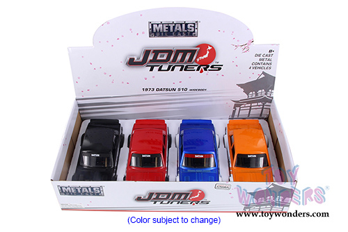Jada Toys - Metals Die Cast | JDM Tuners™ Datsun 510 Widebody #73 (1973, 1/24, diecast model car, Asstd.) 98556DP1