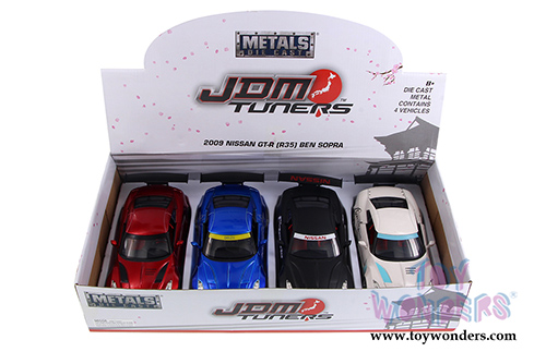 Jada Toys - Metals Die Cast | JDM Tuners™ Nissan GT-R Ben Sopra Hard Top (2009, 1/24, diecast model car, Asstd.) 98558DP1
