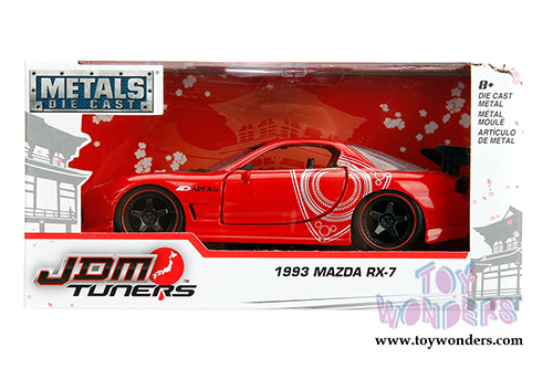 Jada Toys - Metals Die Cast | JDM Tuners™ Mazda RX-7 Hard Top (1993, 1/32, diecast model car, Asstd.) 98573WA1