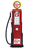 Yatming - Digital Gas Pump Gasoline (1/18 scale diecast model, Red) 98621
