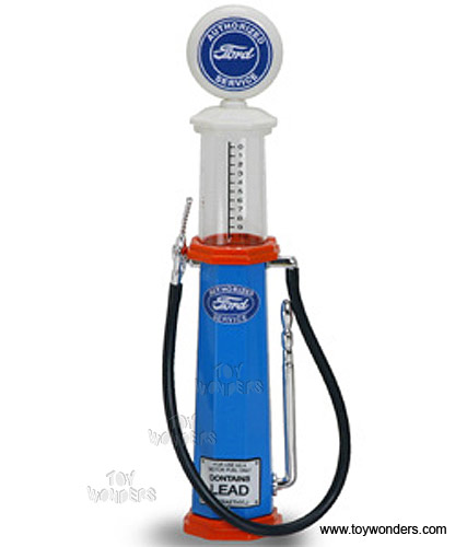 Yatming - Cylinder Gas Pump Ford (1/18 scale diecast model, Blue) 98632