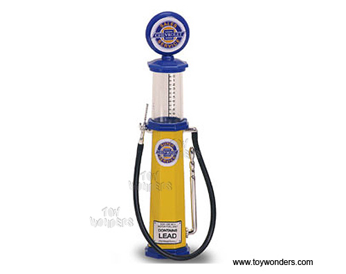 Yatming - Cylinder Gas Pump Chevy (1/18 scale diecast model, Yellow) 98642
