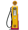 Yatming - Digital Gas Pump Dixie (1/18 scale diecast model, Yellow) 98721