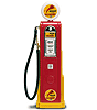 Yatming - Digital Gas Pump Roar with Gilmore (1/18 scale diecast model, Red) 98731