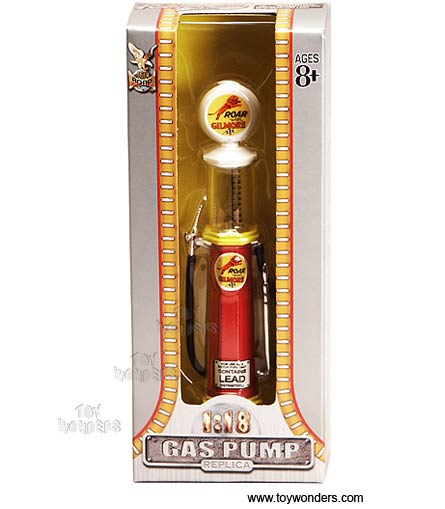 Yatming - Cylinder Gas Pump Roar with Gilmore (1/18 scale diecast model, Red) 98732