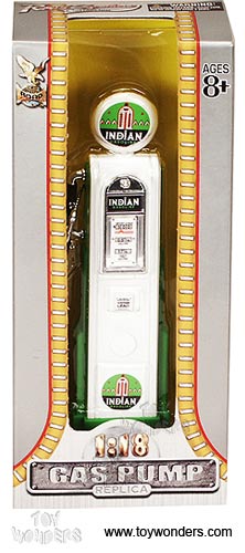 Yatming - Digital Gas Pump Indian Gasoline (1/18 scale diecast model, White) 98751
