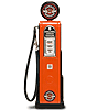 Show product details for Lucky Road Signature - Digital Gas Pump Johnson Gasoline (1/18 scale diecast model, Orange) 98761
