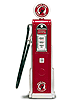 Show product details for Lucky Road Signature - Digital Gas Pump Mohawk Gasoline (1/18 scale diecast model, Red) 98771