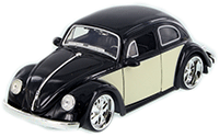 Show product details for Jada Toys - Metals Die Cast Bigtime Kustoms | Volkswagen Beetle Hard Top (1959, 1/24 scale diecast model car, Asstd.) 99049DP1