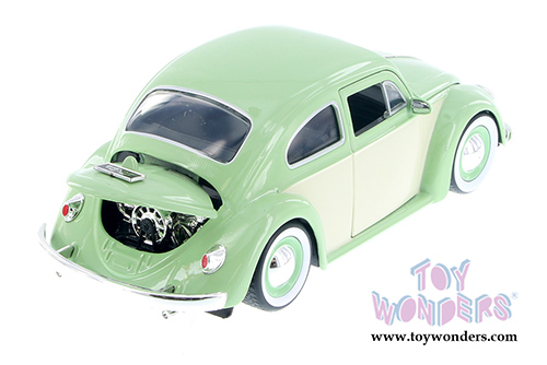 Jada Toys - Metals Die Cast | Bigtime Kustoms Volkswagen Beetle Hard Top (1959, 1/24 scale diecast model car, Asstd.) 99054D