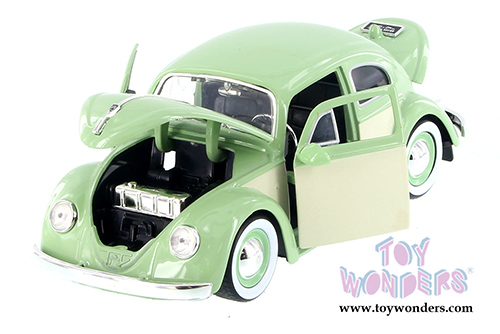 Jada Toys - Metals Die Cast | Bigtime Kustoms Volkswagen Beetle Hard Top (1959, 1/24 scale diecast model car, Asstd.) 99054D