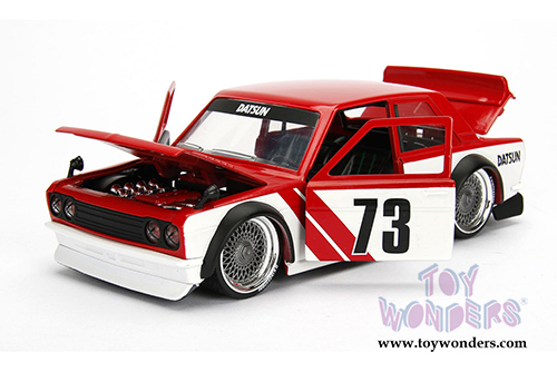 Jada Toys - Metals Die Cast | JDM Tuners™ Datsun 510 Widebody #73 (1973, 1/24, diecast model car, Asstd.) 99094WA1