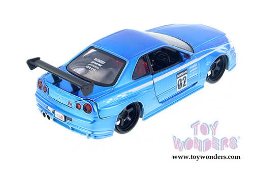 Jada Toys - Metals Die Cast | JDM Tuners™ Nissan Skyline GT-R Hard Top (2002, 1/24, diecast model car, Asstd.) 99113WA1