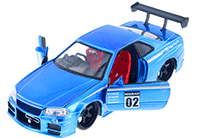 Show product details for Jada Toys - Metals Die Cast | JDM Tuners™ Nissan Skyline GT-R Hard Top (2002, 1/24, diecast model car, Asstd.) 99117DP1