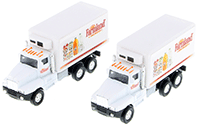 Super Transporter Box Truck w/ Farmland Dairies Decals (5.5", White) 9912FD/MK