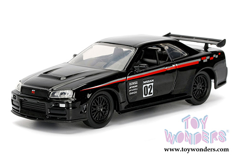 Jada Toys - Metals Die Cast | JDM Tuners™ Nissan Skyline GT-R Hard Top (2002, 1/32, diecast model car, Asstd.) 99140DP1