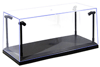 Show product details for 1/18 Scale Diecast Model Car Acrylic LED Display Case (Black) 9920BK
