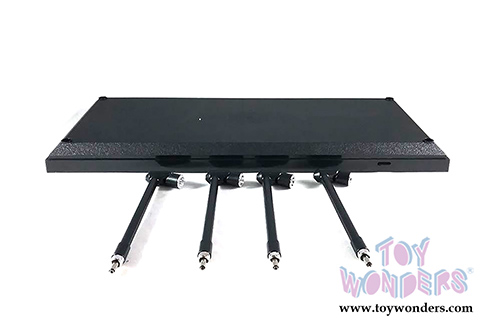 1/18 Scale Diecast Model Car Acrylic LED Display Case (Black) 9920BK