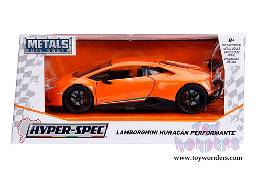 Jada Toys - Metals Die Cast | Hyper-Spec Lamborghini Huracán Performante Hard Top (2017, 1/24, diecast model car, Asstd.) 99355WA1