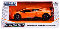 Show product details for Jada Toys - Metals Die Cast | Hyper-Spec Lamborghini Huracán Performante Hard Top (2017, 1/24, diecast model car, Asstd.) 99355WA1
