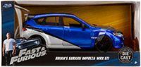 Show product details for Jada Toys Fast & Furious - Brian's Subaru Impreza WRX STI (1/24 scale diecast model car, Blue/Silver) 99514/4