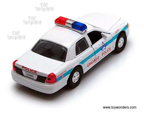 Chicago Police Car/ Illinois State Police Car (5", White) 9985CG/IL