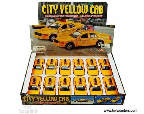 NYC Modern Taxi Cab (5", Yellow) 9989DNY