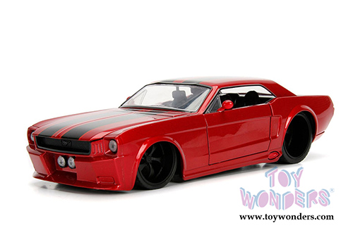 Jada Toys - Metals Die Cast | Big Time Muscle Ford Mustang Hard Top (1965, 1/24 scale diecast model car, Asstd.) 99976DP1
