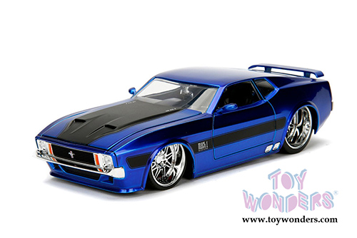Jada Toys - Metals Die Cast | Big Time Muscle Ford Mustang Mach 1 Hard Top (1973, 1/24 scale diecast model car, Asstd.) 99978DP1