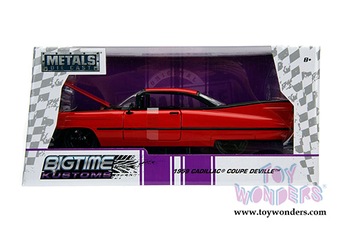 Jada Toys - Metals Die Cast | Bigtime Kustoms Cadillac® Coupe Deville™ Hard Top (1959, 1/24 scale diecast model car, Asstd.) 99989WA1