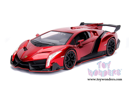 Jada Toys - Metals Die Cast | Hyper-Spec Lamborghini Veneno Hard Top (2017, 1/24, diecast model car, Asstd.) 99997DP1
