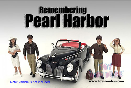 American Diorama Figurine - Remembering Pearl Harbor - IV (1/24 scale, Ivory/Burgundy) 77475