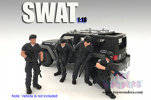 American Diorama Figurine - SWAT Team Chief (1/18 scale, Black) 77418