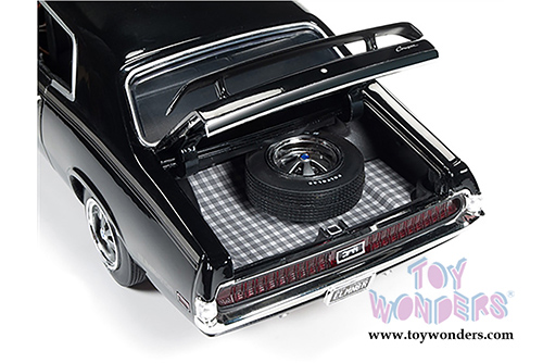 Auto World - Mercury Cougar Eliminator Hard Top (1970, 1/18 scale diecast model car, Black) AMM1071