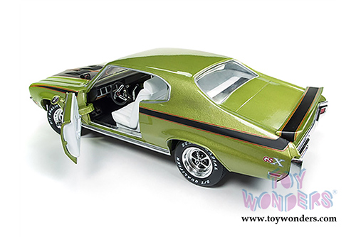 Auto World American Muscle - Hemmings Muscle Machines | 1971 Buick® Skylark™ GSX™ Hard Top (1971, 1/18 scale diecast model car, Limemist Green) AMM1121