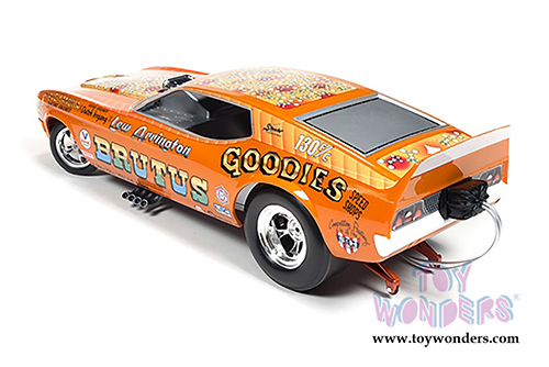 Auto World Legends - Brutus Ford Mustang NHRA Funny Car (1971, 1/18 scale diecast model car, Orange) AW1169