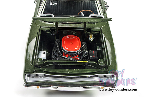 Auto World - Dodge Coronet Super Bee Hard Top (1969, 1/18 scale diecast model car, F8 Green) AW234