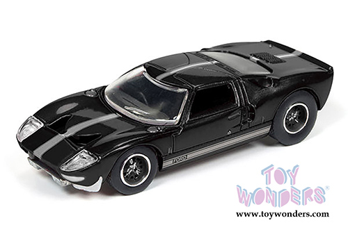 Auto World - Deluxe Series Ford GT40 Hard Top (1965,1/64 scale diecast model car, Black) AW64082/24A