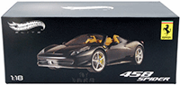 Show product details for Mattel Hot Wheels - Ferrari 458 Italia GT2 Hard Top (1/18 scale diecast model car, Rosso Corsa) BCJ77