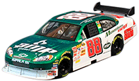 Show product details for Action Racing Collectables - NASCAR Dale Earnhardt #88 AMP Energy/Mountain Dew Chevy Impala SS (2008, 1/24 scale diecast model car, White/Green) C3790
