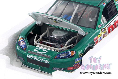 Action Racing Collectables - NASCAR Dale Earnhardt #88 AMP Energy/Mountain Dew Chevy Impala SS (2009, 1/24 scale diecast model car, White/Green) C8671