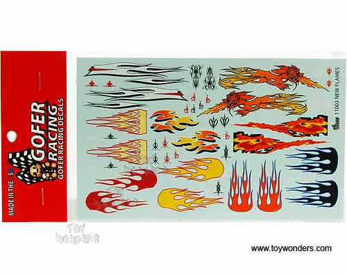 Decals - New Flames Sheet for 1/24 Scale Vehicles  GR11003